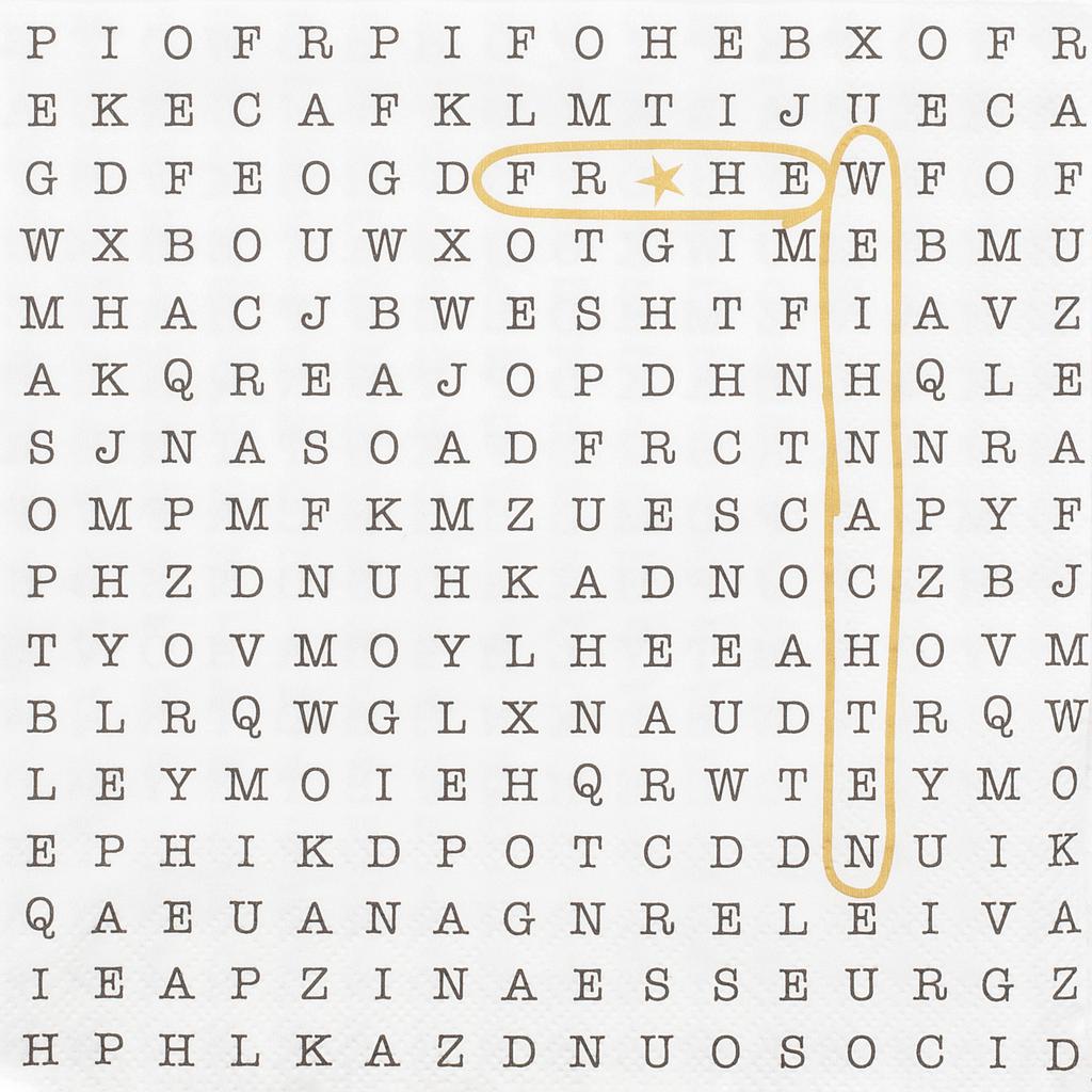 DINING Serviette Frohe Weihnachten