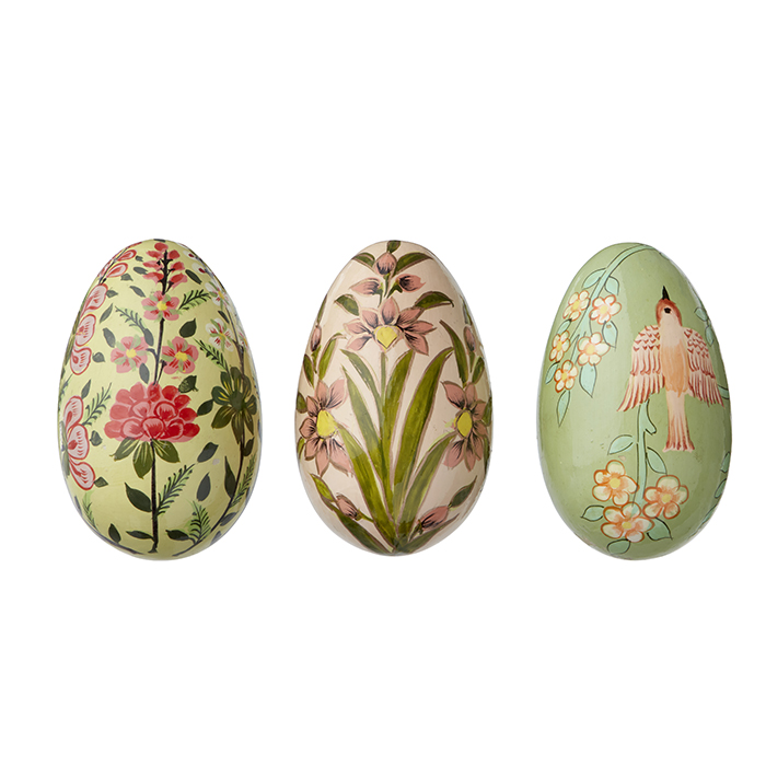Ostereier 3er Set Bunt