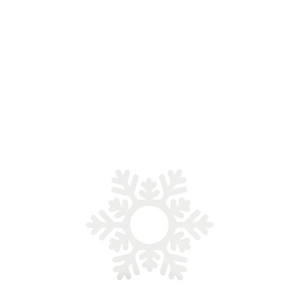 Kranz Snowflake Snö white