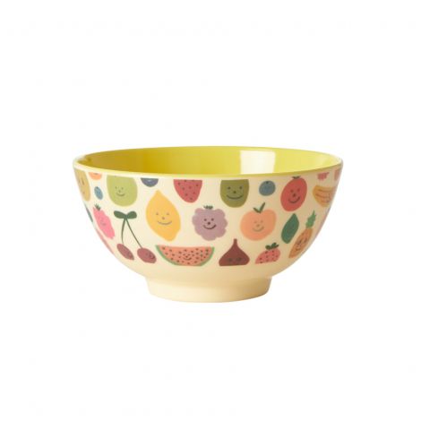 Kinder Melaminschüssel Happy Fruits M