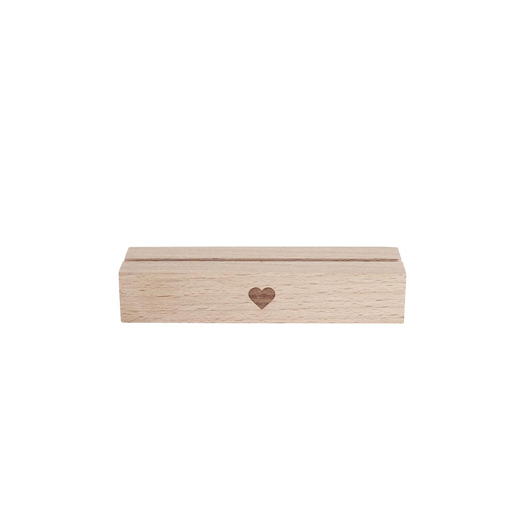 Kartenständer 2er Set Herz 10,5 cm