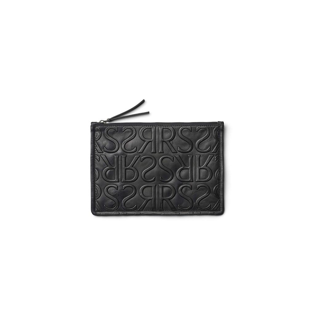 Clutch Lizi embossed black
