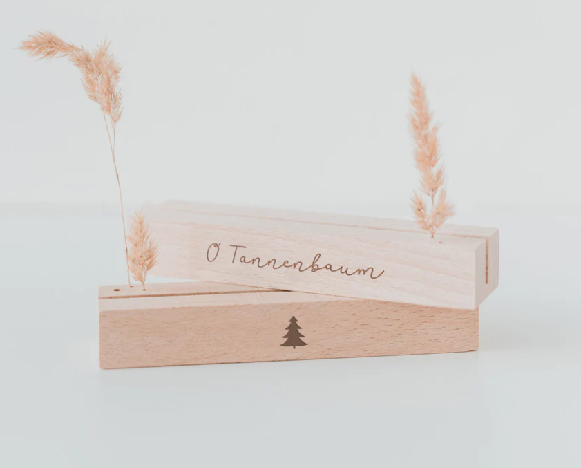 Karten und Blumenhalter 2er Set O Tannenbaum