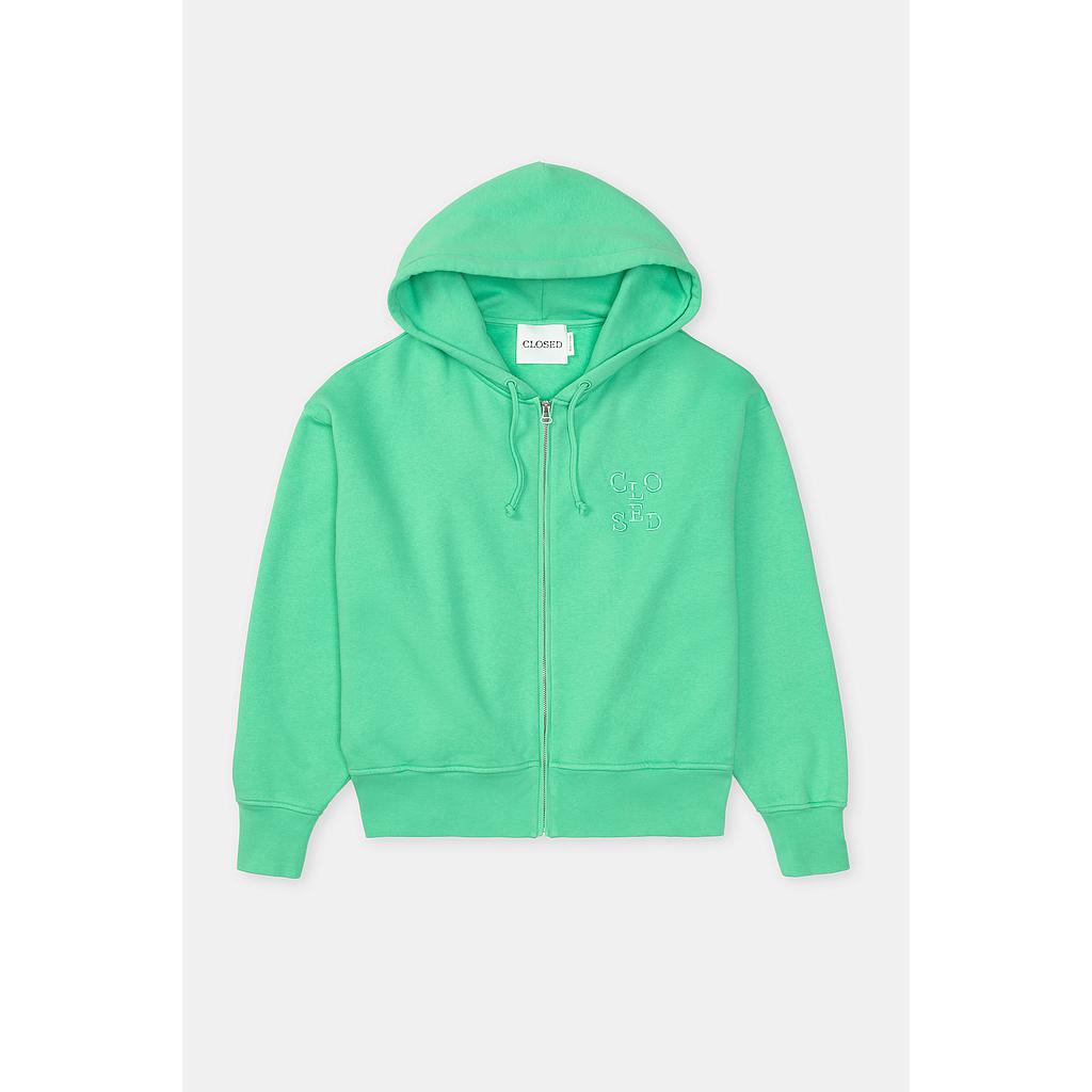 Hoodie mit Zip green kick