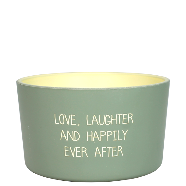 Duftkerze  Outdoor &quot;Love, Laughter and Happily&quot;&quot; Bella Citronella