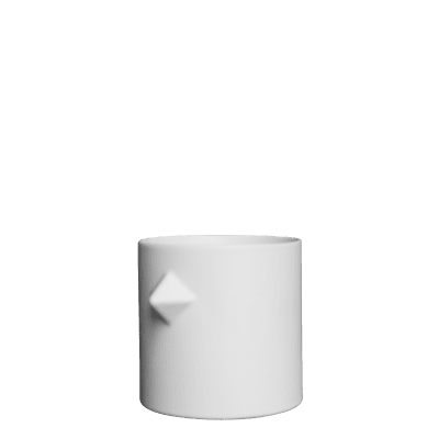 Übertopf Chicken white