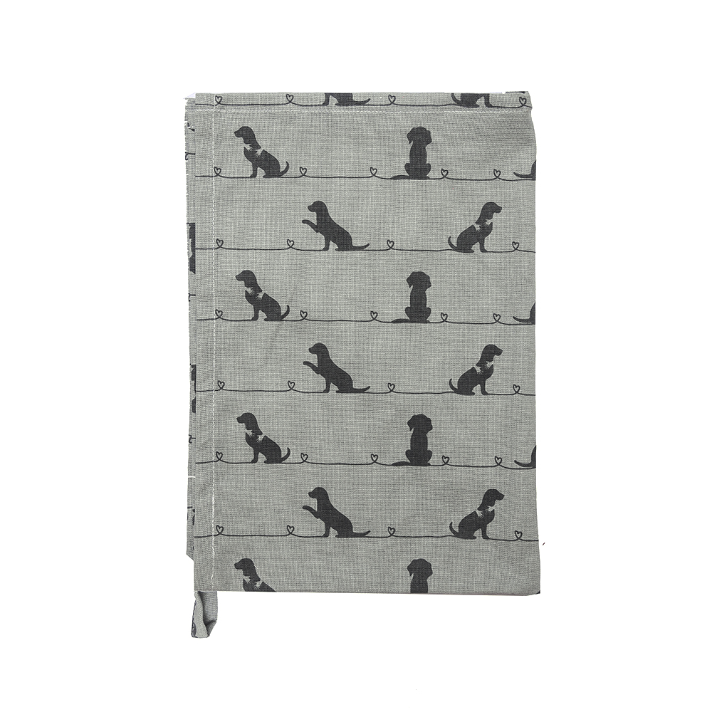 Geschirrtuch Dogs grey