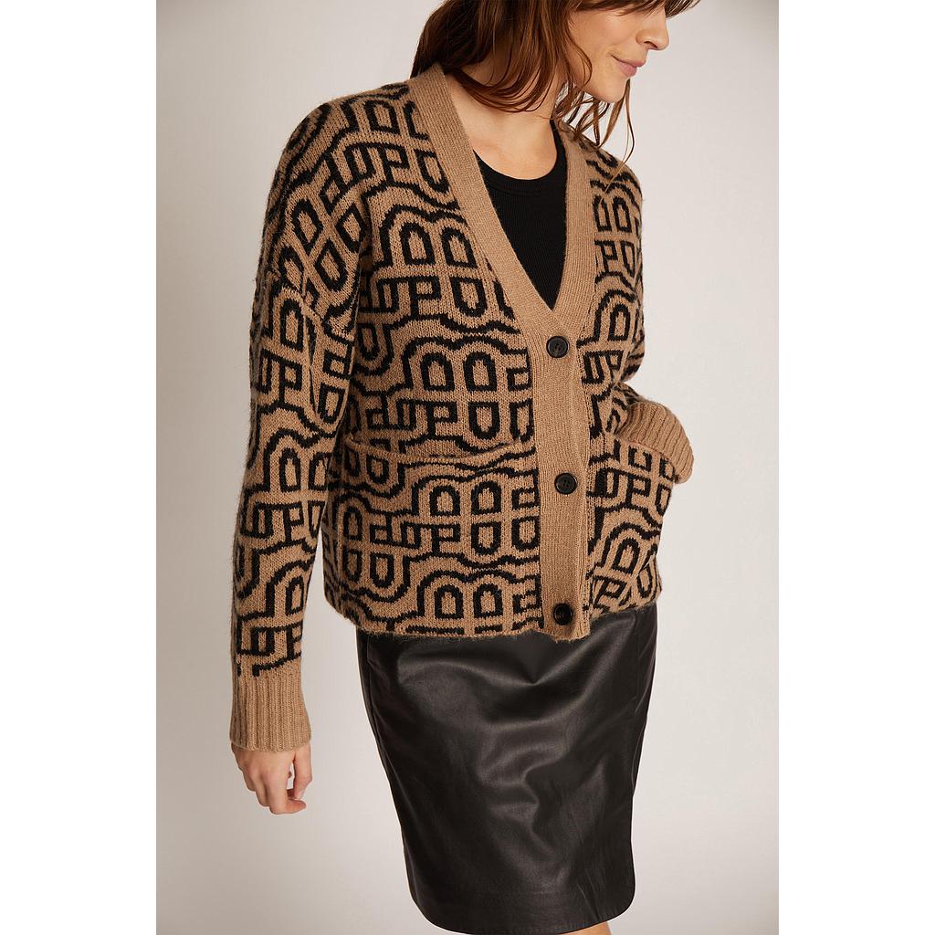 Strickweste Talhua camel