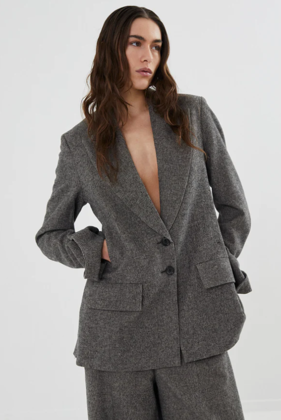 Blazer Helin Mini Check
