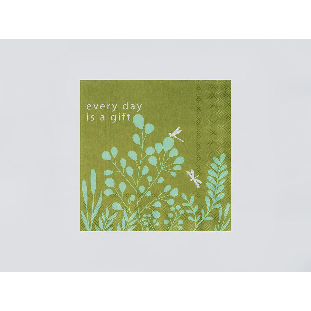 Serviette Every day is a gift