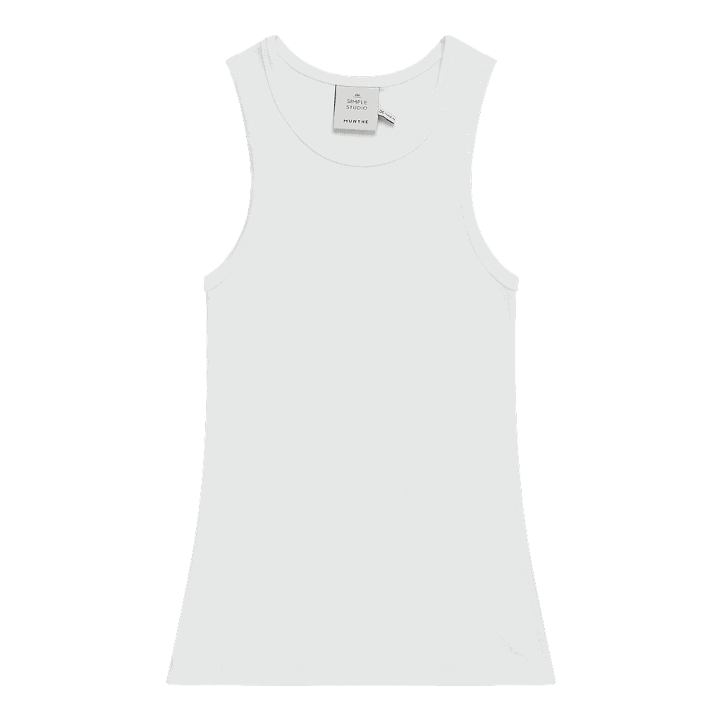 Tank PEACH white
