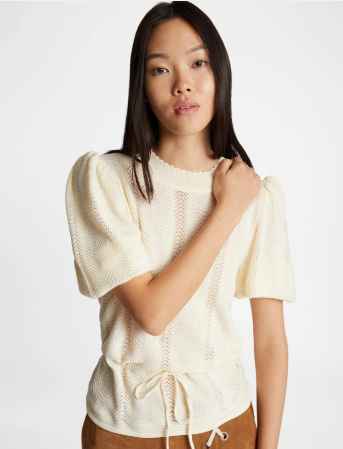 Strickshirt FELMINE ivory