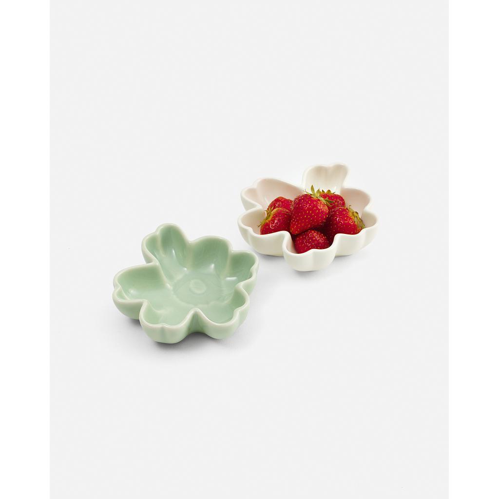Schale UNIKKO 2er Set green/white