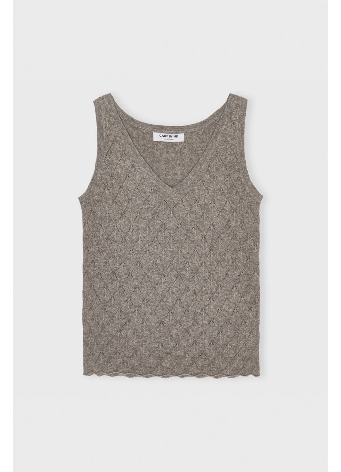 Kaschmir Top Christine dark sand