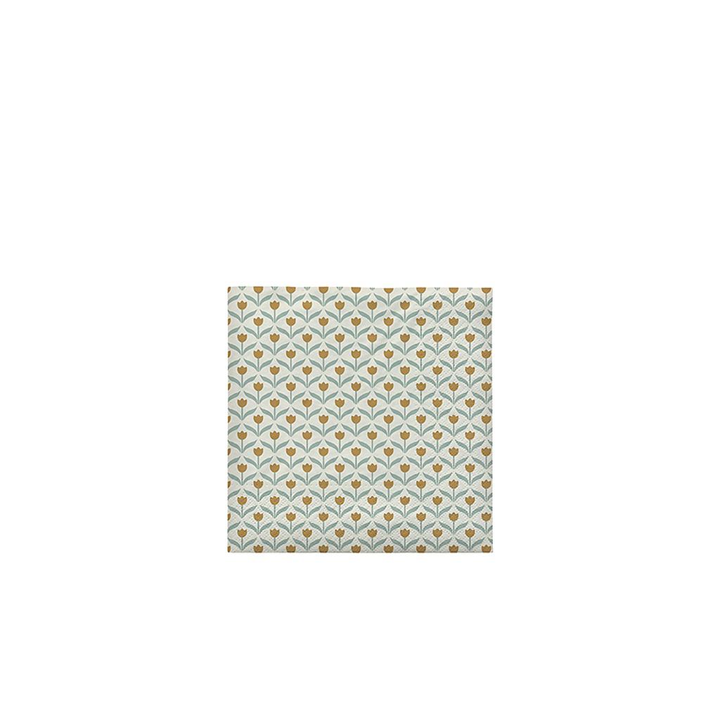 Servietten Tulip Golden Yellow/Desert Sage