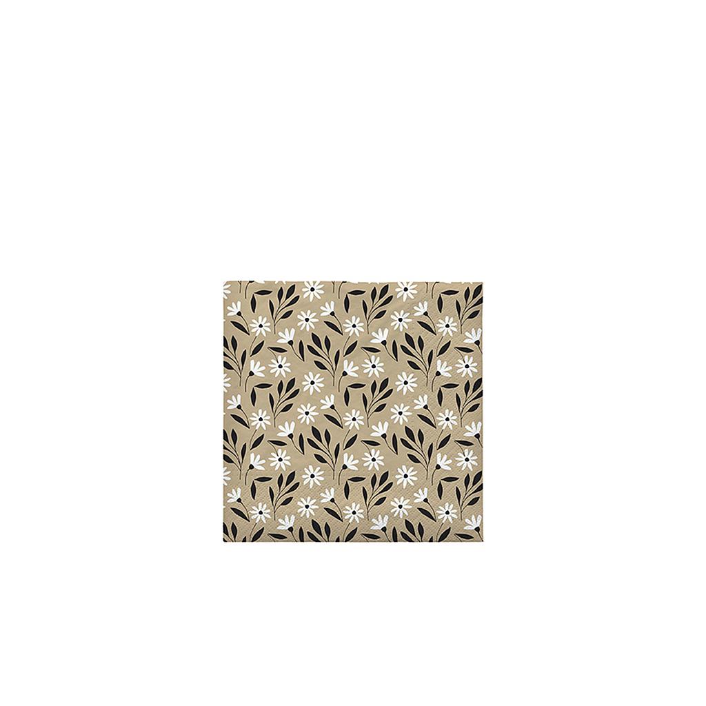 Servietten Meadow Beige/Black