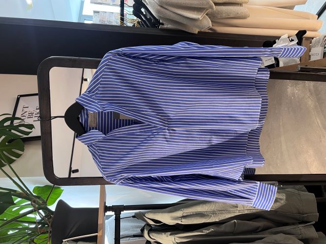 Bluse Lismore block stripes benzo/ white