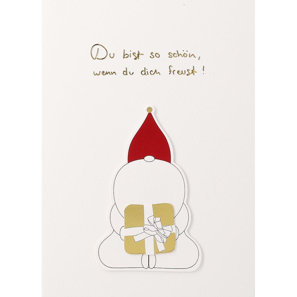 Weihnachtskarte Du bist so schön