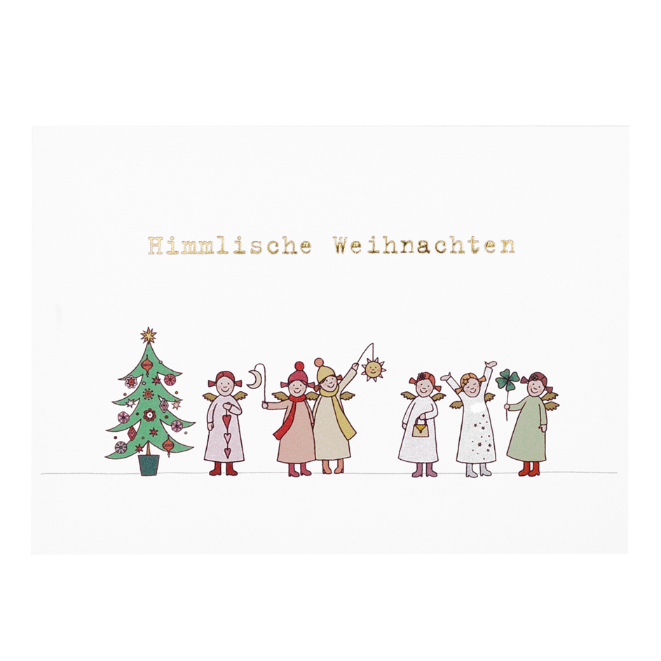 Weihnachtskarte Himmlische Weihnachten