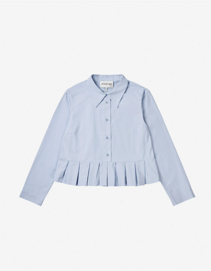 Bluse LUSTONA Light Blue