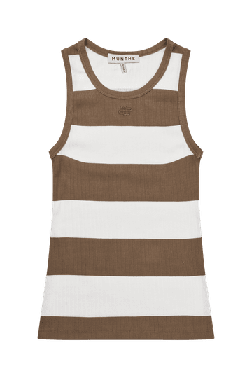 Tank Top TEZZA Stripe Mocca