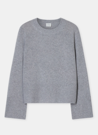 Pullover light grey melange