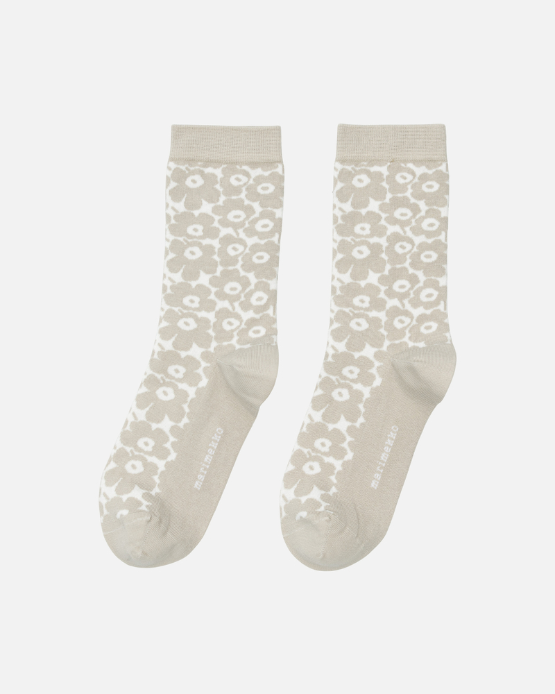 Socken Linjaus Pikkuinen Unikko offwhite/ white