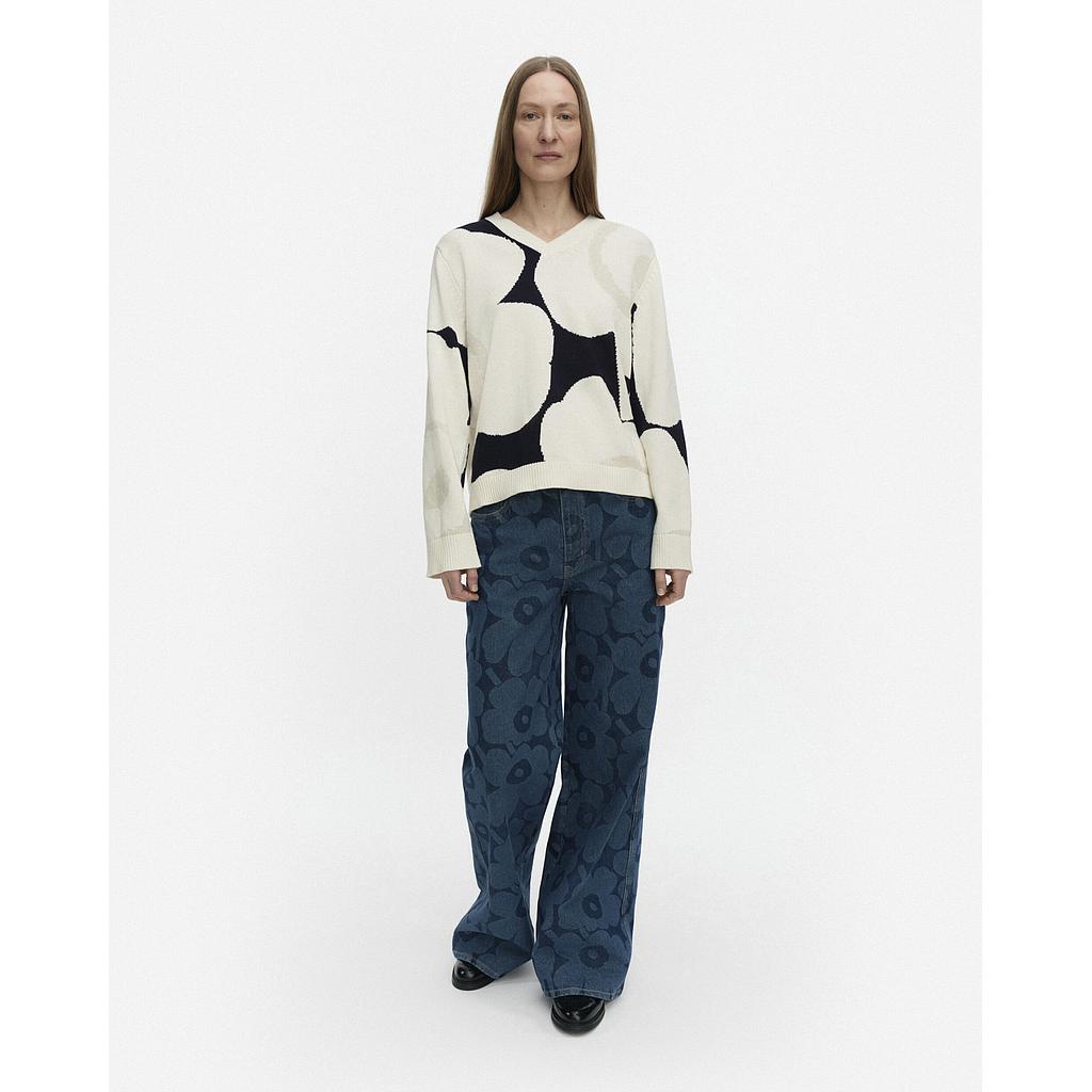 Pullover Pomppia Unikko light gey/ dark blue