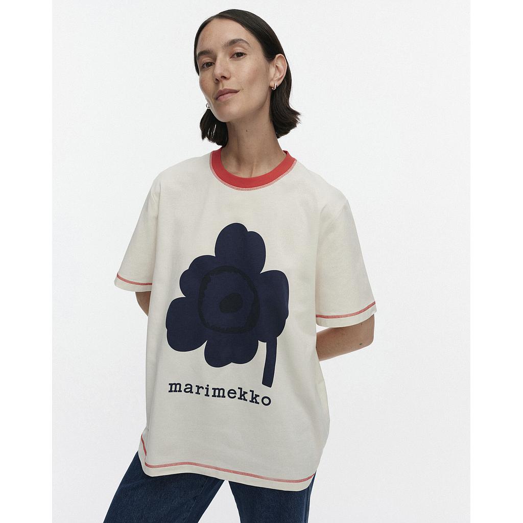 T-Shirt Tarttua Unikko Placement offwhite/ navy/ red