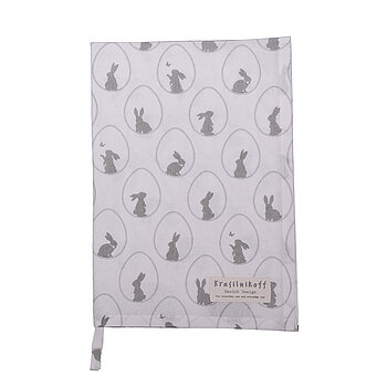 Geschirrtuch Allover Bunnies white
