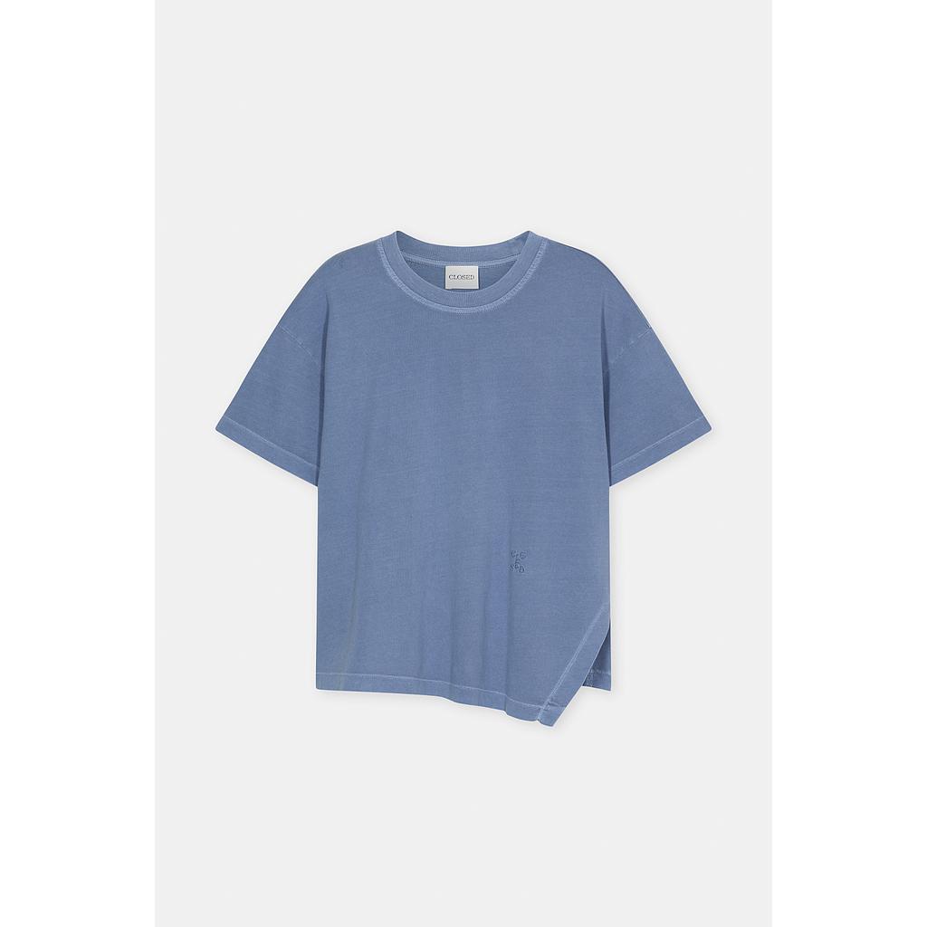 T-Shirt Slit stone blue