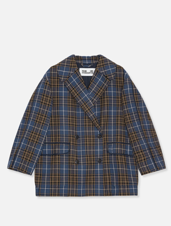 Jacke BATICIA Navy Check