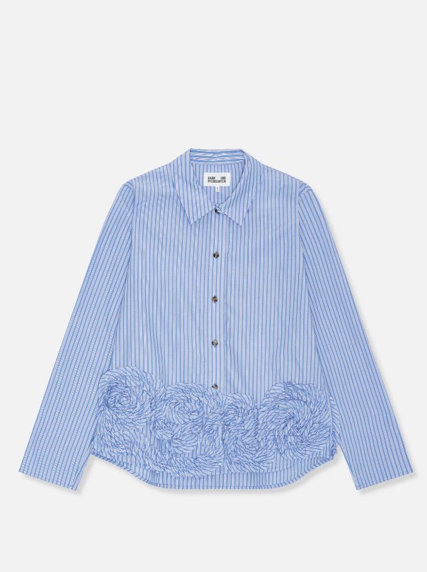 Bluse MARIEL Light Blue Stripe