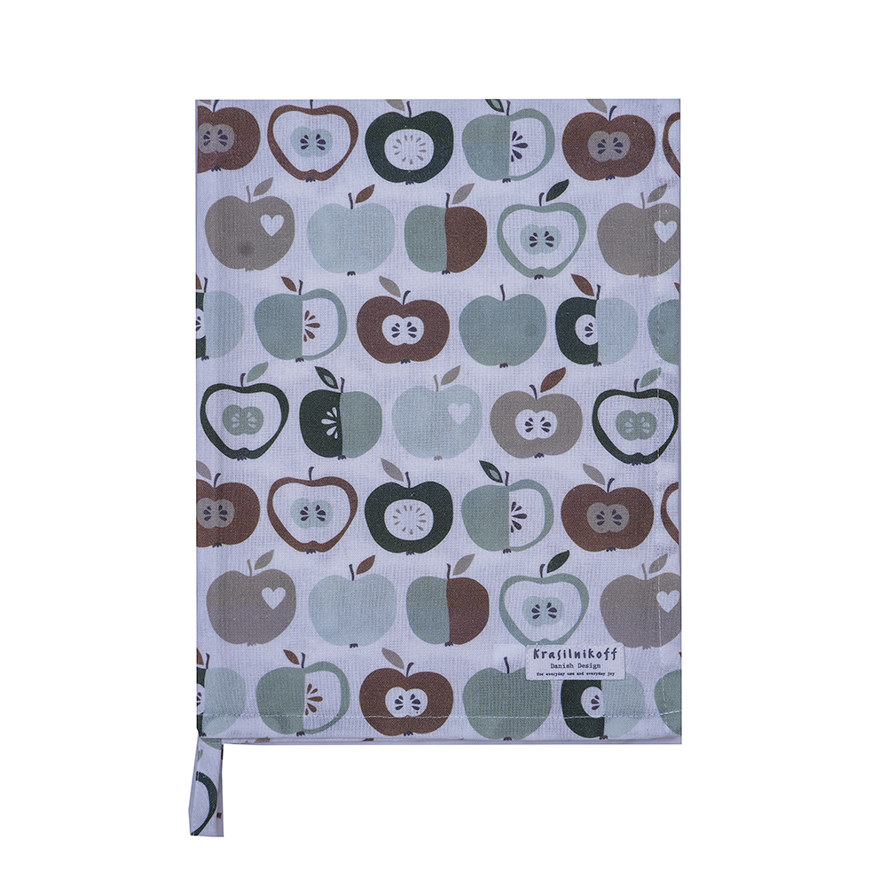Geschirrtuch Retro Apples green