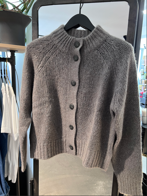 Kaschmir Cardigan Bessie mud