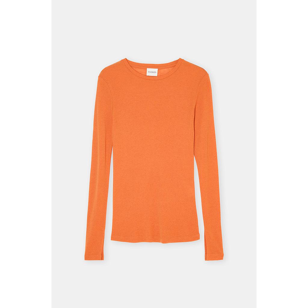 Shirt langarm solar orange