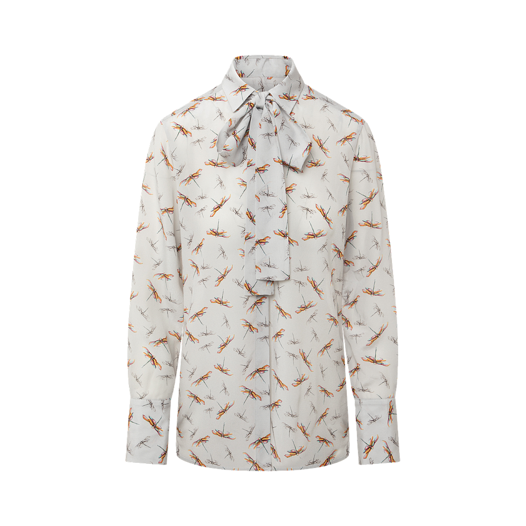 Bluse Odetta Cuff grau
