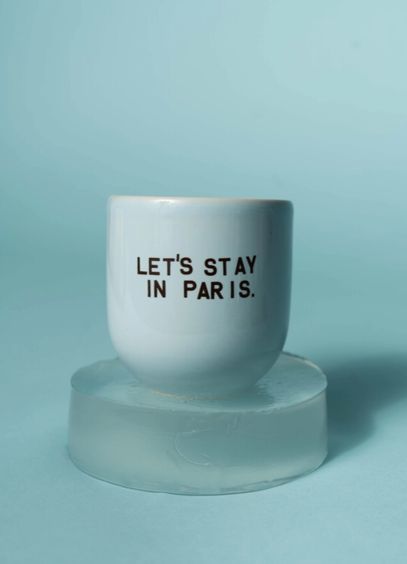 Tasse "Let`s stay in Paris"