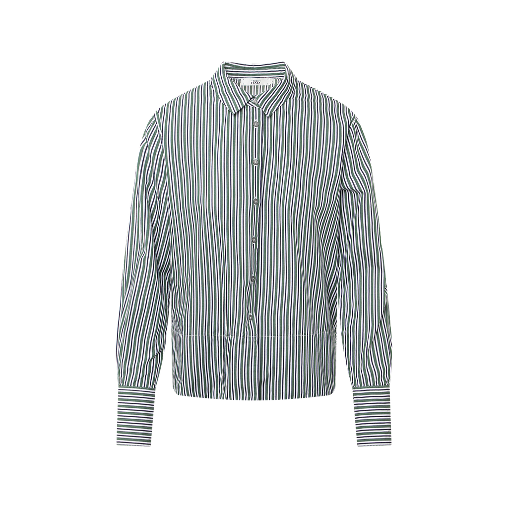 Bluse Silvy grün stripe