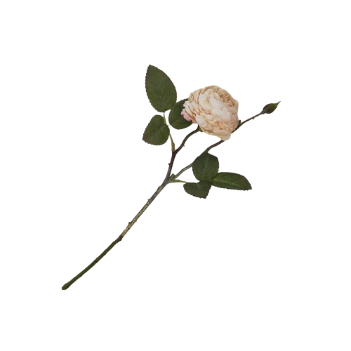 Kunstblume Rose Spray Cream