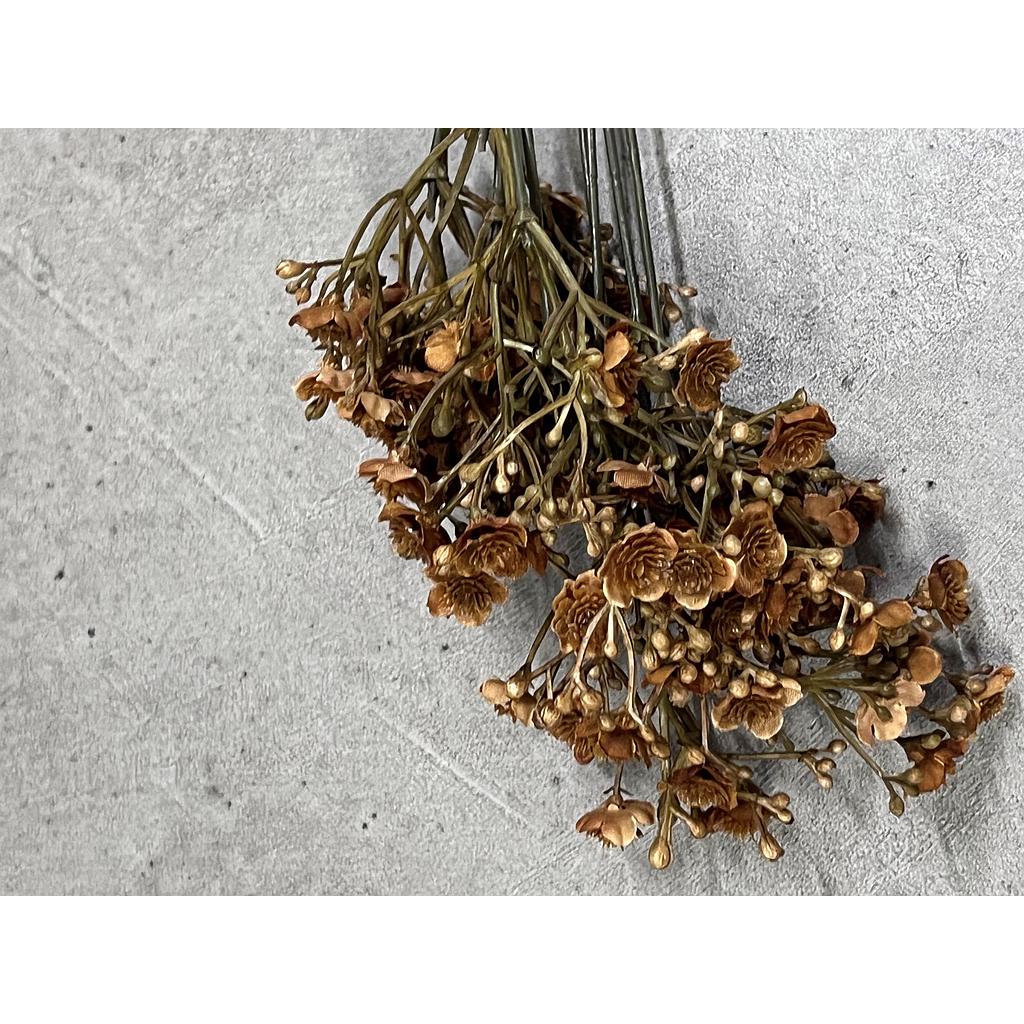 Kunstblume Gypsophilia brown