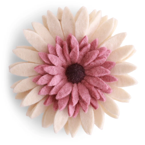 Wanddekor Gerbera weiß