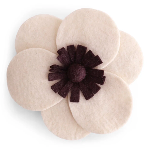 Wanddekor French Anemone weiß