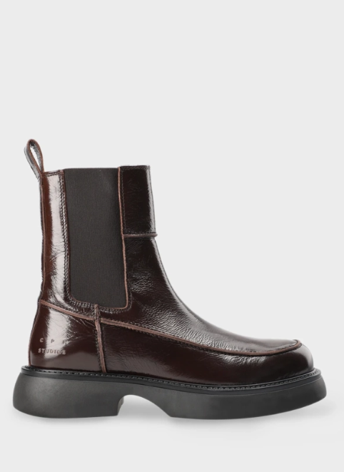 Boots CPH759 patent leather chocolate