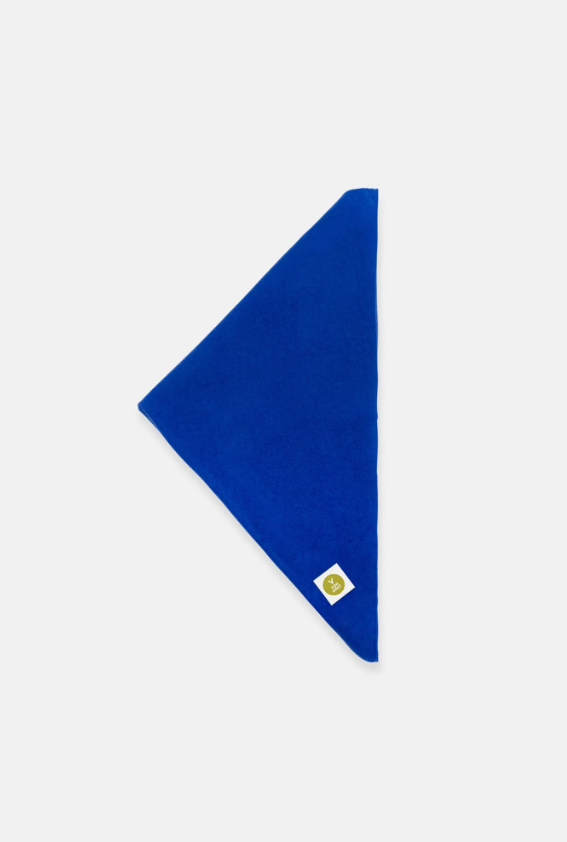 Bandana Cashmere uni blau