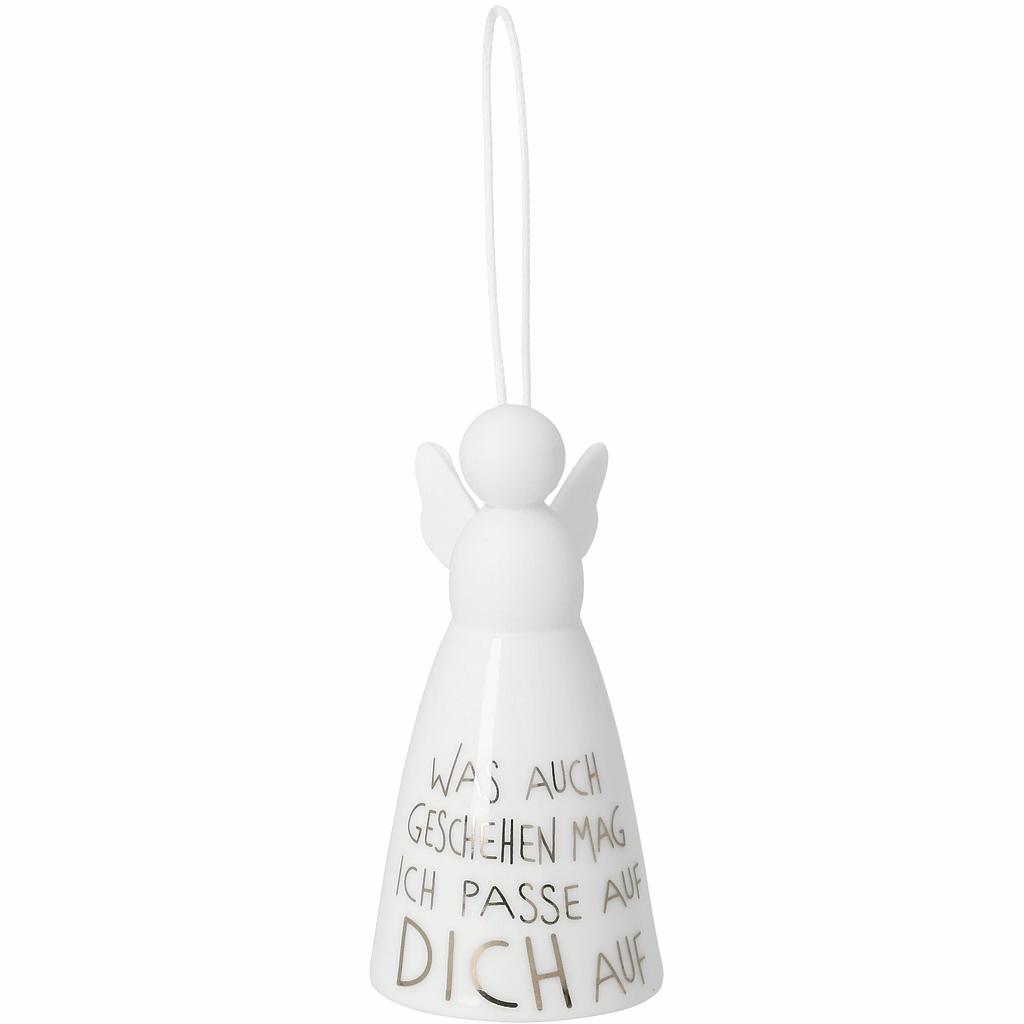 Ornament Engel ich passe auf dich auf