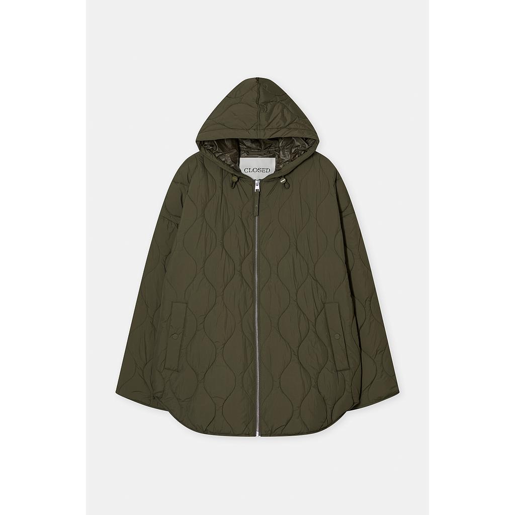 Steppjacke mit Kapuze Cypress green