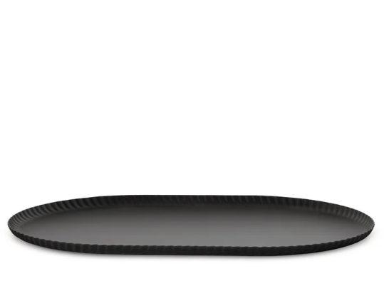 Tablett Pleats schwarz