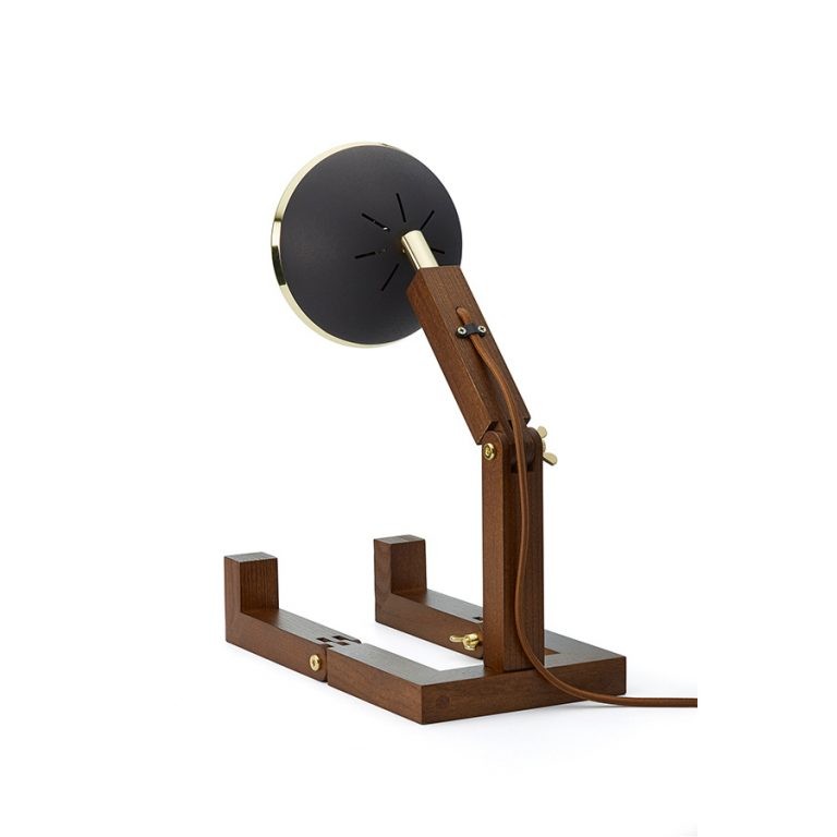 Lampe Mr. Wattson brass matt black