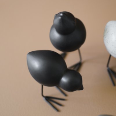 Swedish Birds 2er Set black